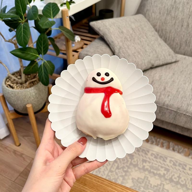 チョコレートスノーマン(クリスピー・クリーム・ドーナツ 新宿東宝ビル店)