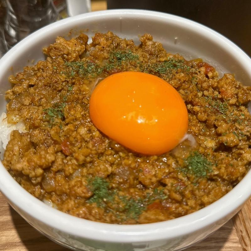 キーマカレーご飯(中華そば二階堂)