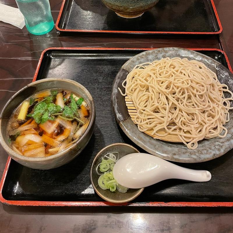 鴨そば（つけめん）(霧の下エスタ店)