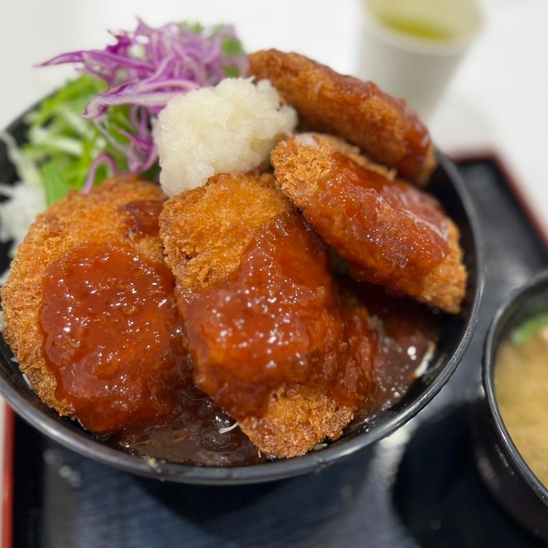 丹波赤どりのおろしかつ丼(西谷食堂花ぐるま)