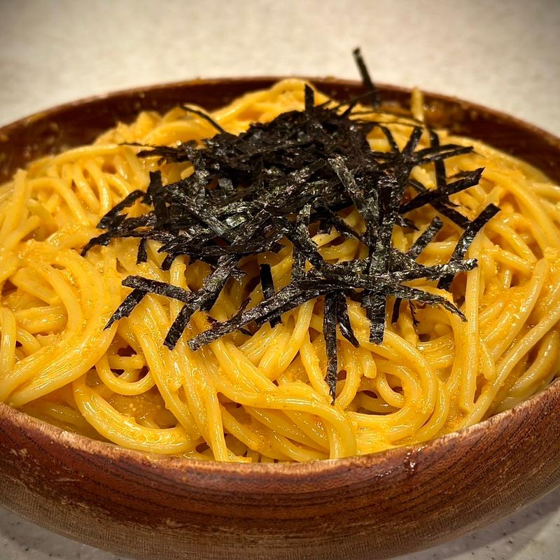 タラコとウニのスパゲッティ(ハシヤ)