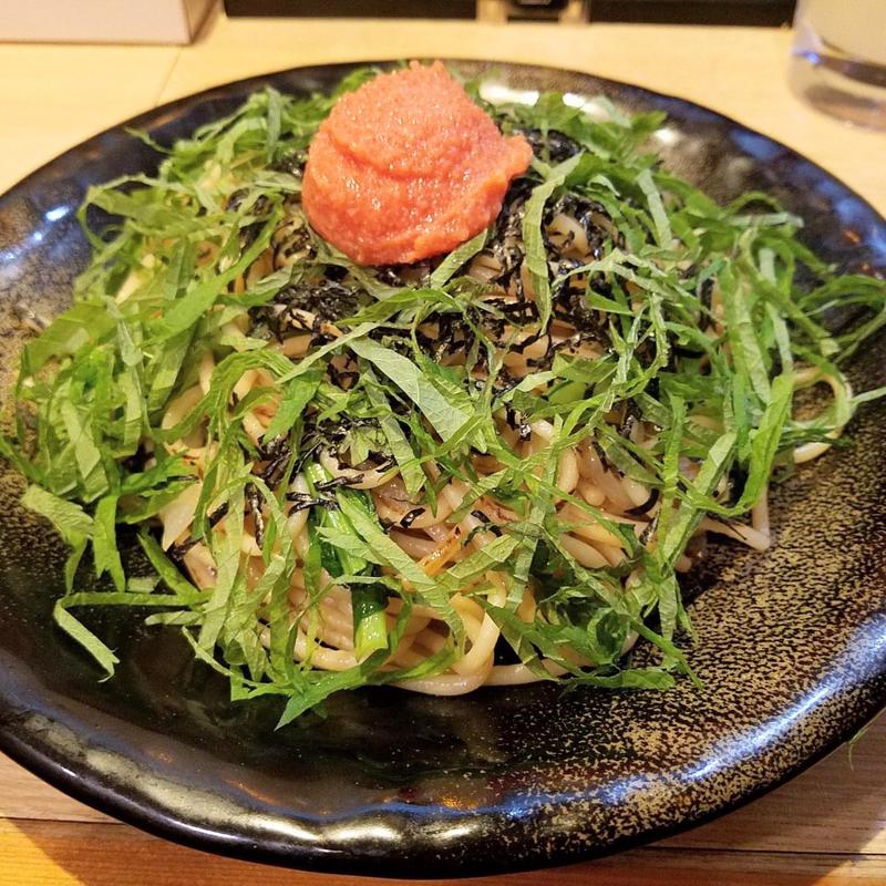 明太子 青じそ(焼きスパゲッティ専門店 ロメスパバルボア 神田小川町店)