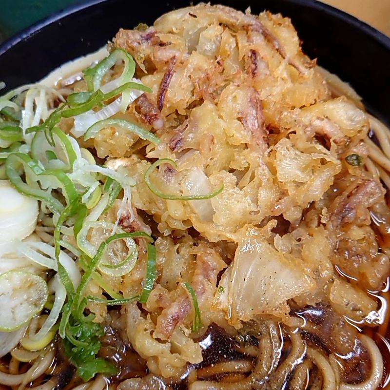 ゲソ天そば(天亀そば )