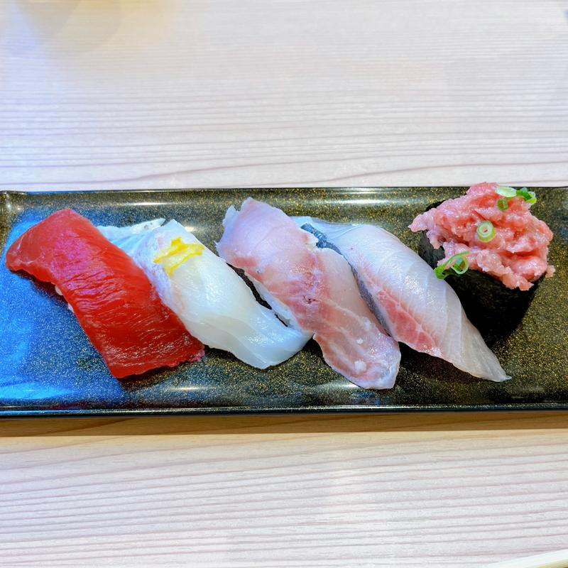 お勧め5貫(すし銚子丸 佐倉店)