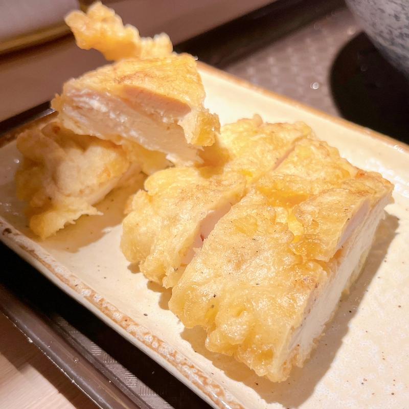 普通サイズのとり天(うどん038 )