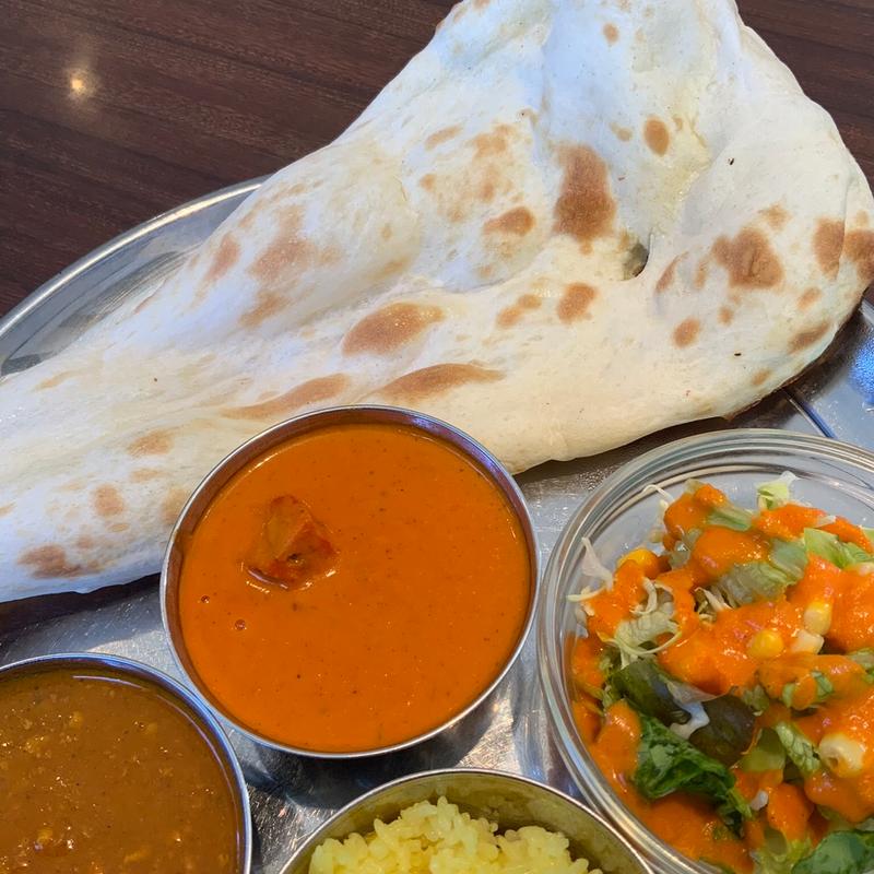 2種類のカレーセット(カナピナ 浅草橋店)