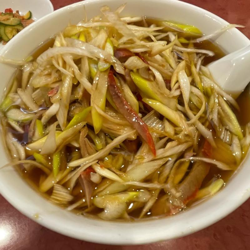 凌世麺  ネギそば(醤油味)(東林)