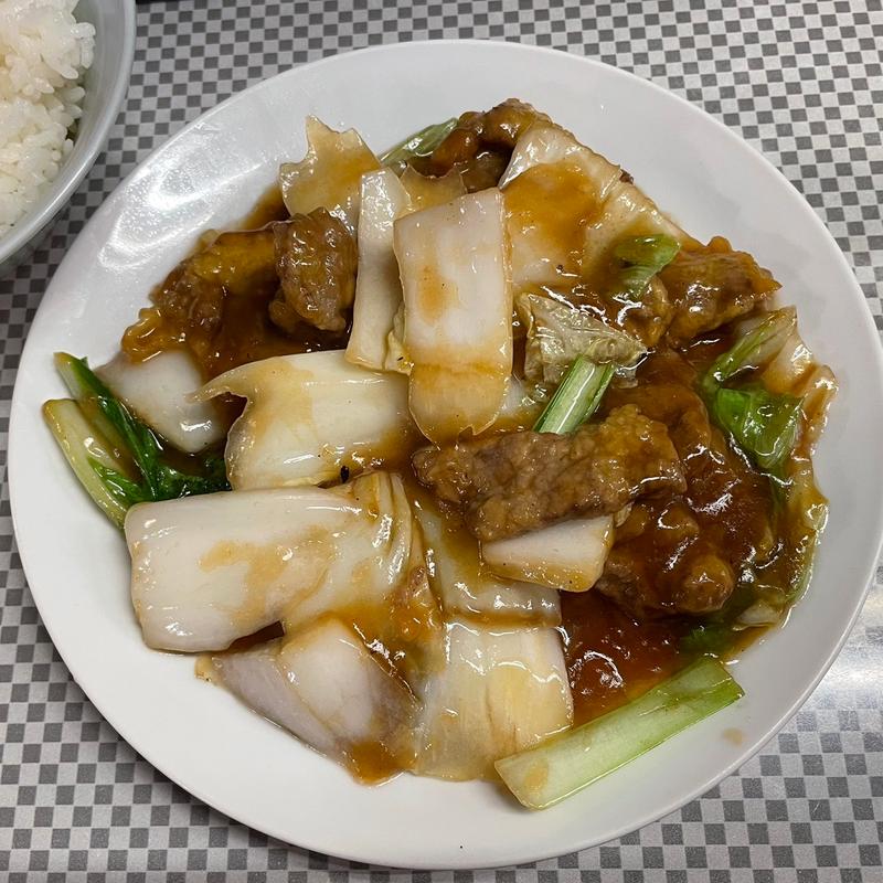 ホーユー牛肉定食(水新菜館 （ミズシンサイカン）)
