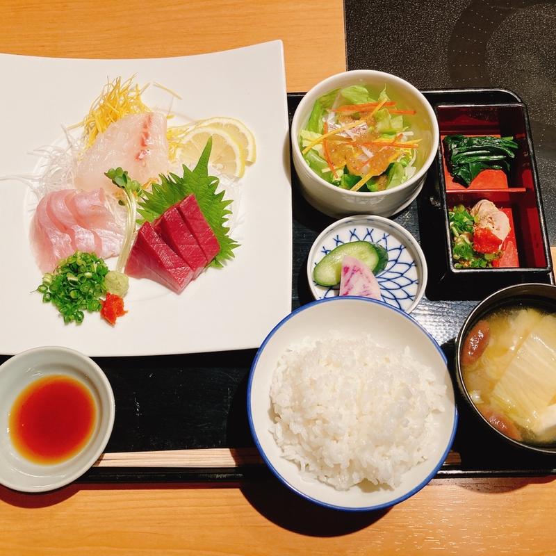 刺身三種御膳(なかいち)