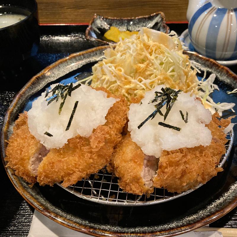 しぐれヒレかつ定食(とんかつ 上善)