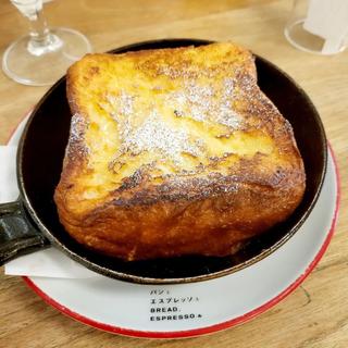 鉄板フレンチトースト(パンとエスプレッソと)