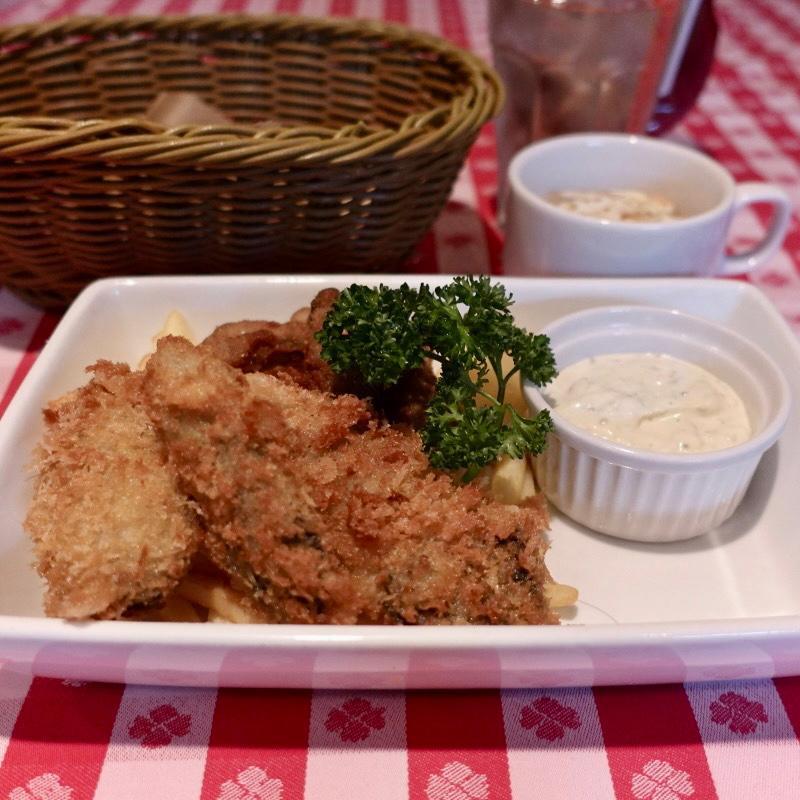 フライドオイスター　ハーフ＆ハーフ(グランド・セントラル・オイスター・バー＆レストラン)