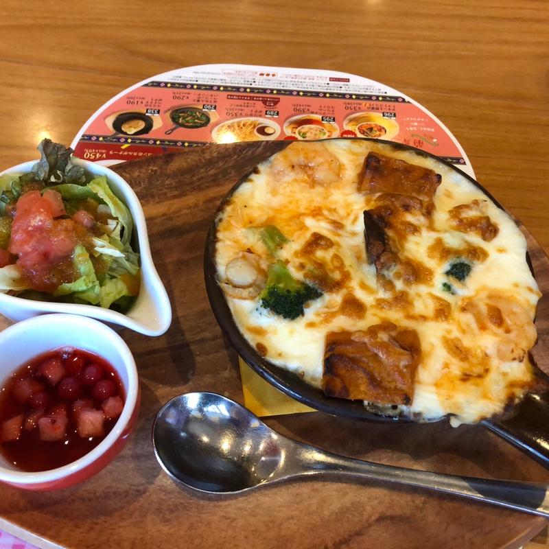 魚介とかぼちゃのあふれクリームドリア(ココス 扇店)