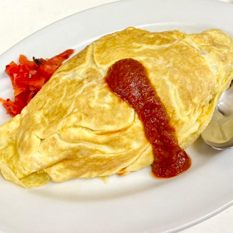 オムライス(にしき食堂)