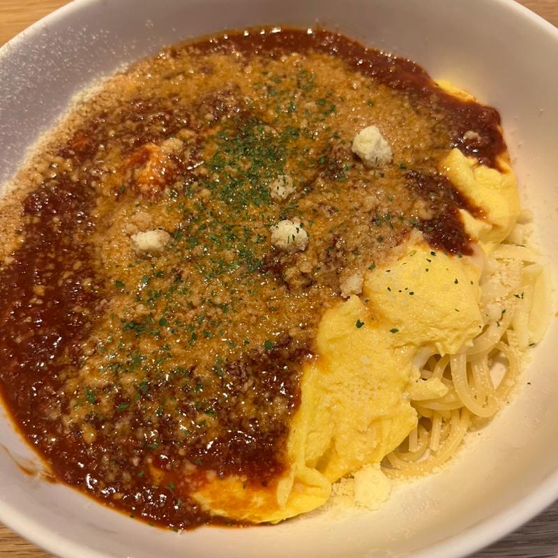 オムミートスパ(ブンカフェー)