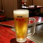 生ビール(お好み焼 ゆかり 横浜スカイビル店)