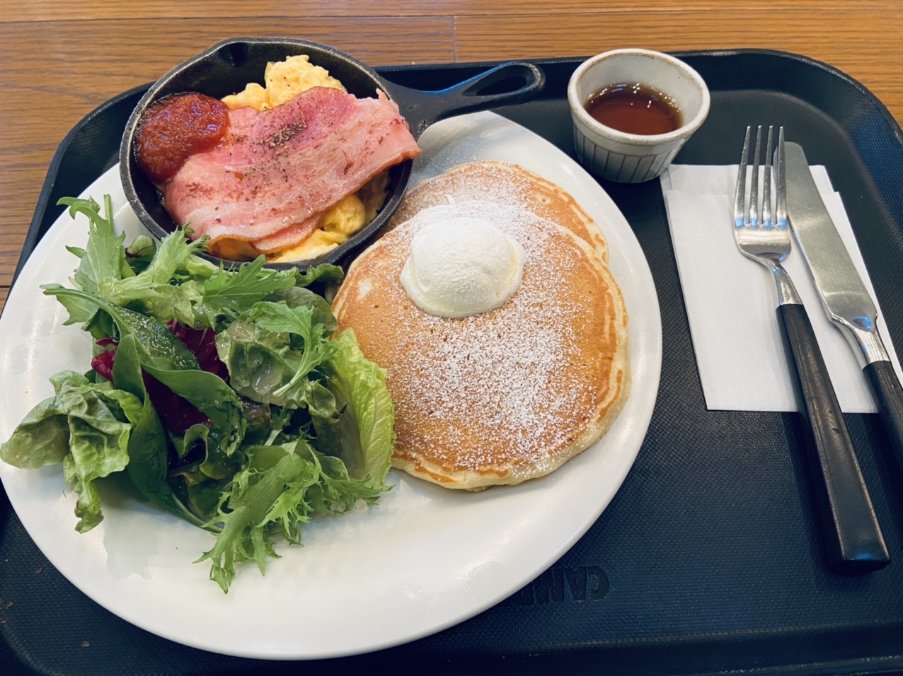 バターミルクパンケーキプレート(breadworks TENNOZ)の口コミ