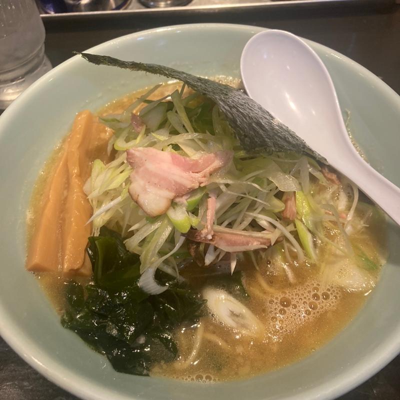 ネギラーメン(柳麺まる重)