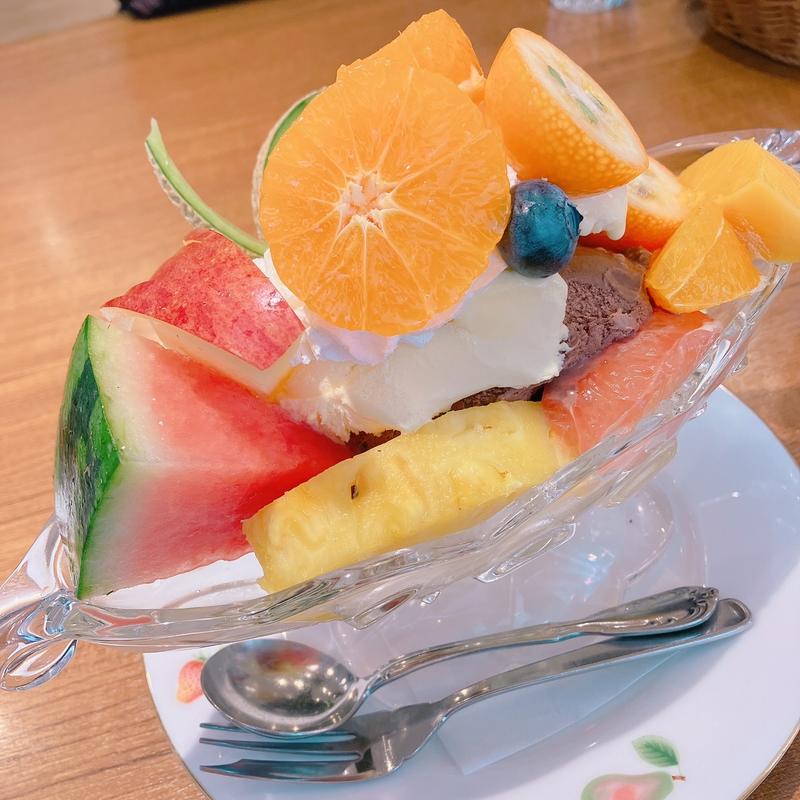 プリンアラモード(果実園リーベル 目黒店)