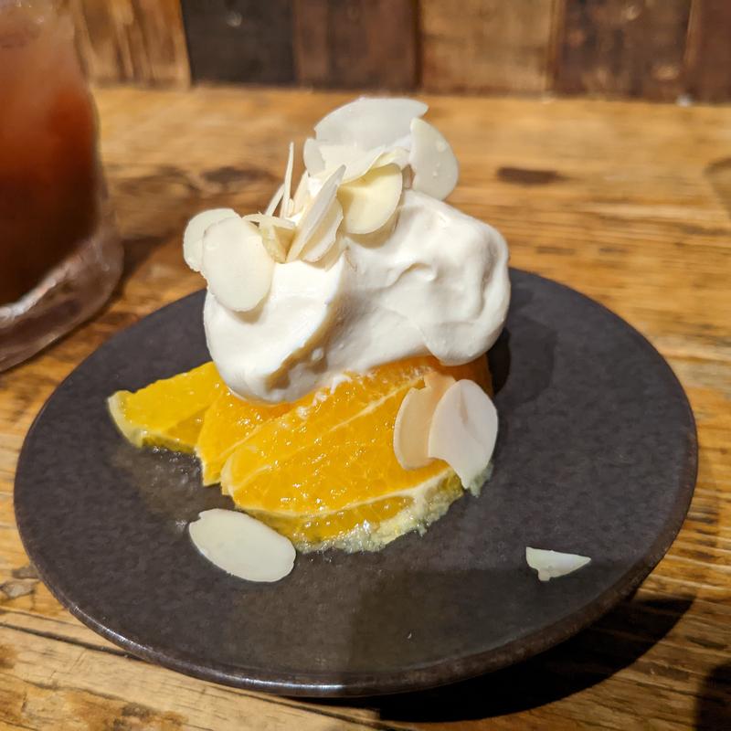 オレンジの白和え(立呑み とだか)