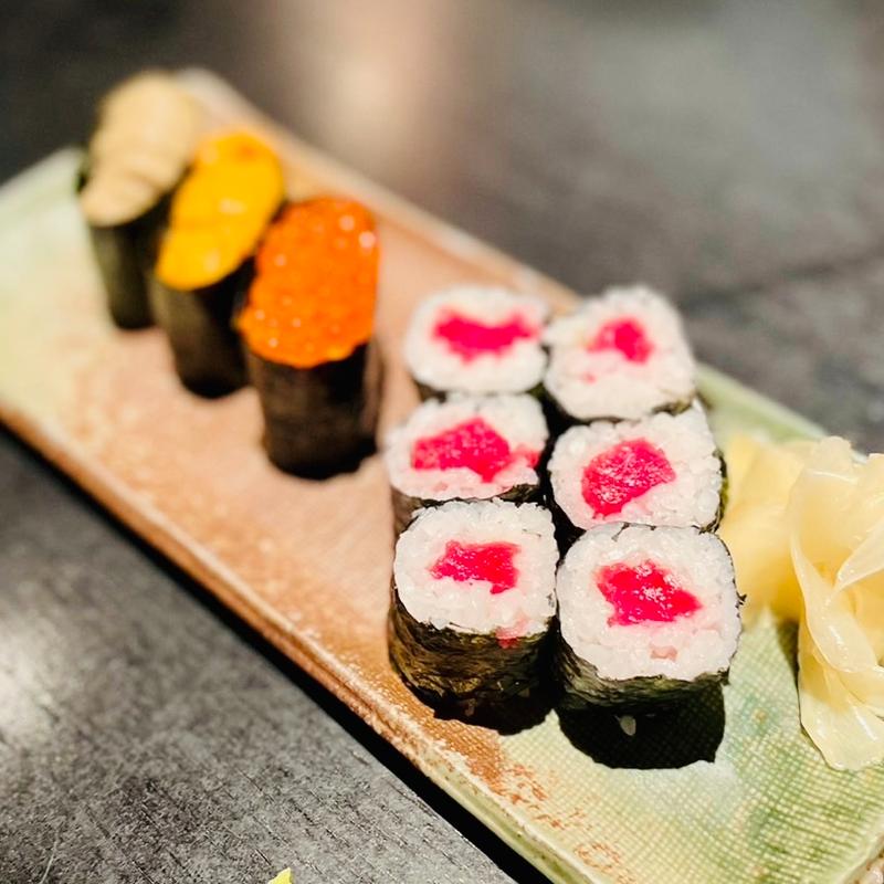 鉄火巻き・軍艦巻き(寿し和 和香苑)