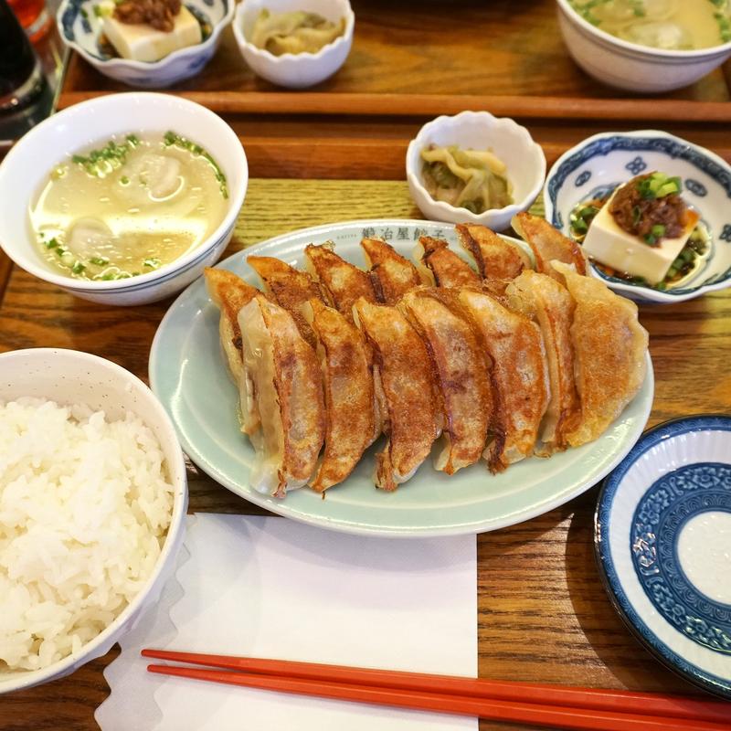満腹餃子定食(鍛冶屋餃子)