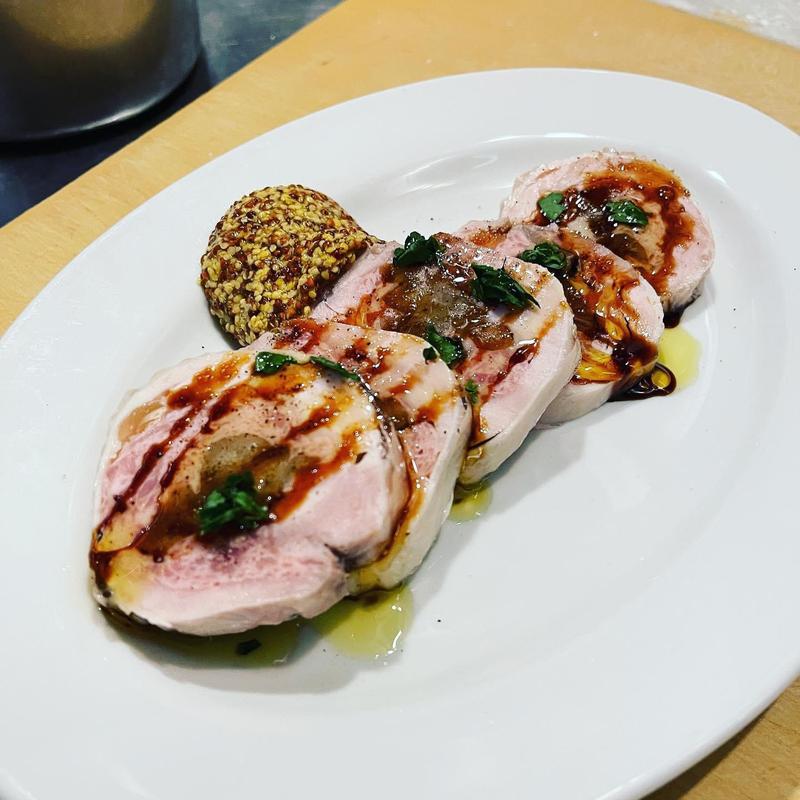 鷄と豚と牛蒡のガランティーヌ(レストラン ボンジョリーナ 高円寺)