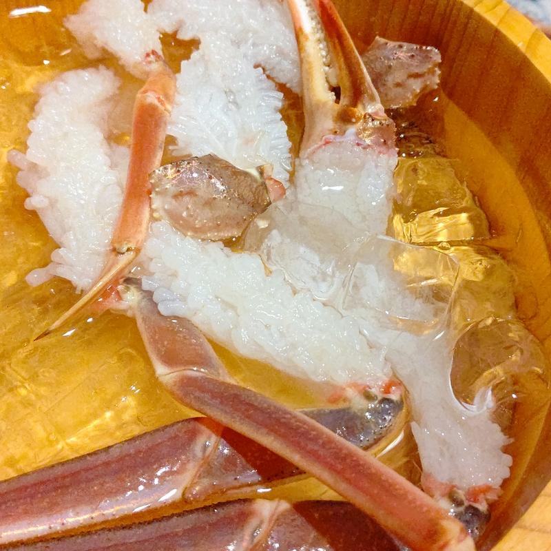 蟹刺し(あかめ寿司 （あかめすし）)