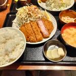 厚切りとんかつ