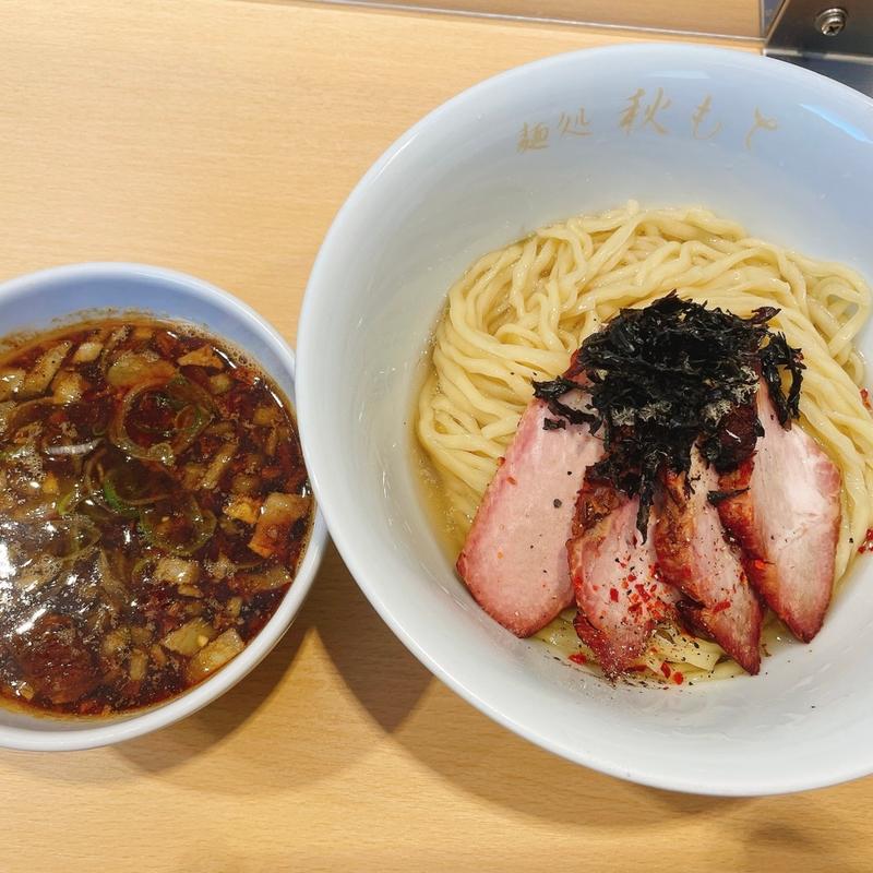 鰹醤油つけ麺(麺処 秋もと)