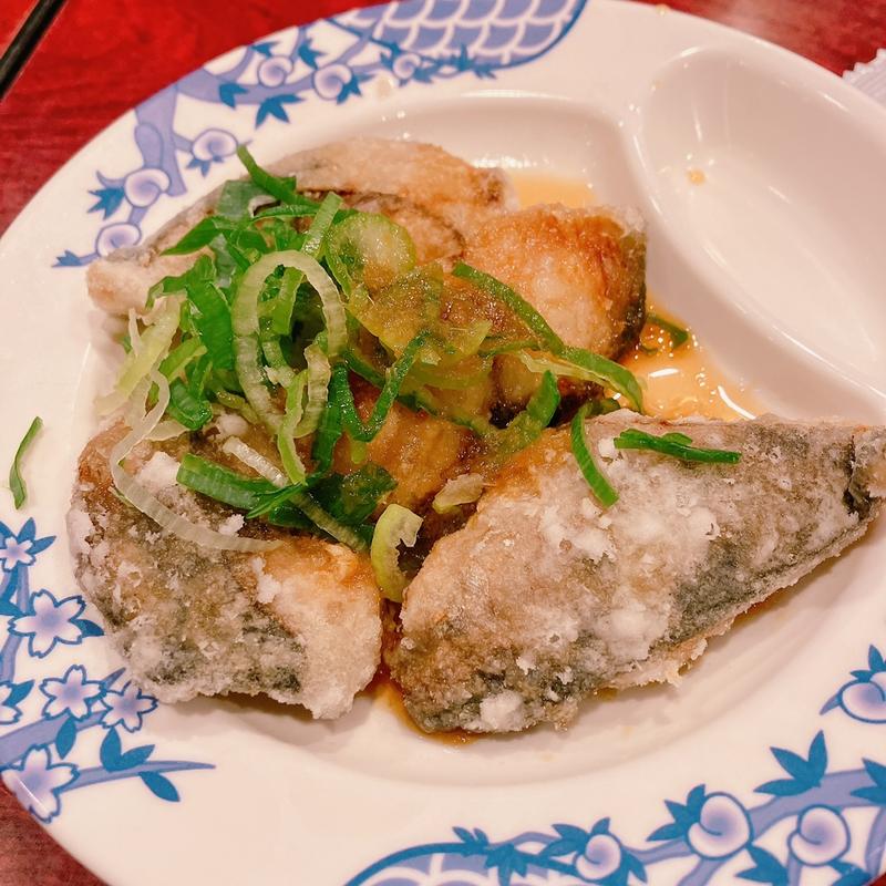 サバ唐揚げ甘酢しょうゆ(バーミヤン 武蔵藤沢店)