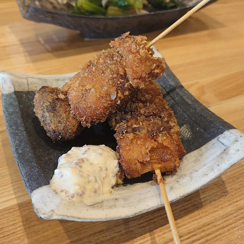 本マグロネギ間串カツ(鮪お重 栄町 鎌倉小町店)