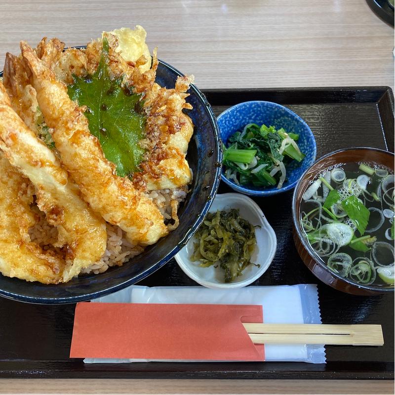 海老盛々天丼(お食事処 すずきや)
