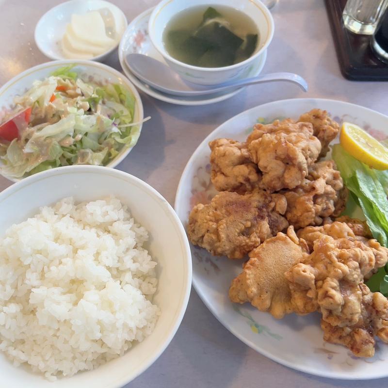 唐揚げ定食(中華ハウス やまと)