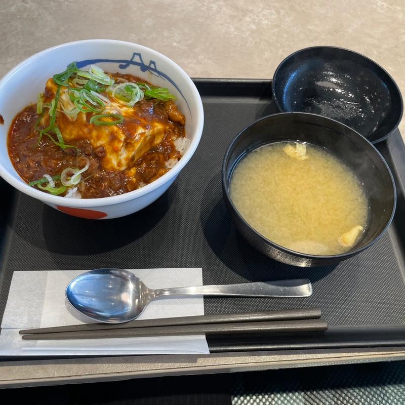 富士山豆腐の本格麻婆めし(松屋 京葉市川PA下り線店)