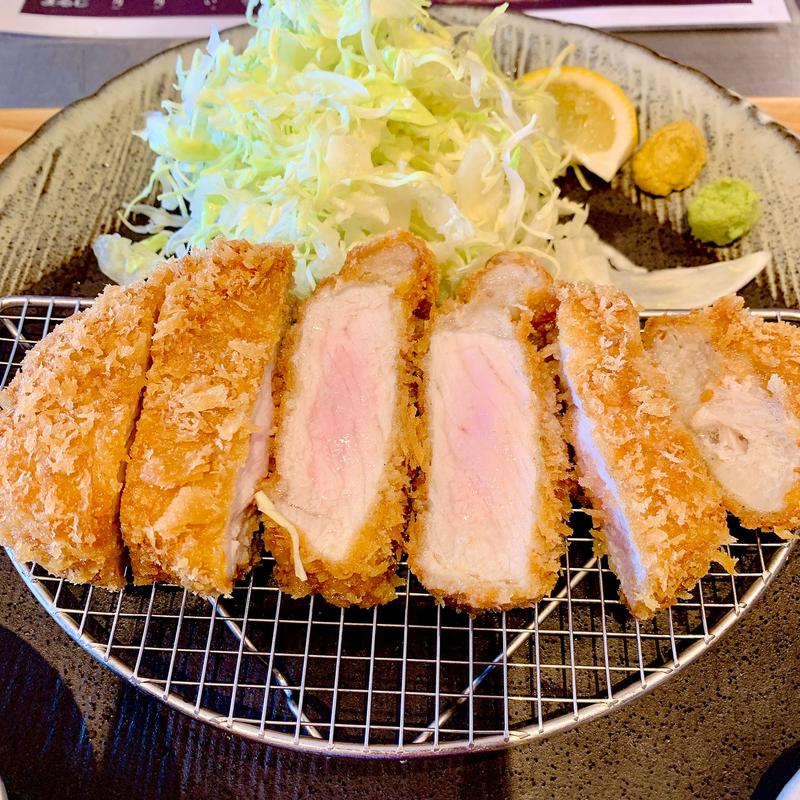 国産ロースかつ定食(とんかつ まるじ)