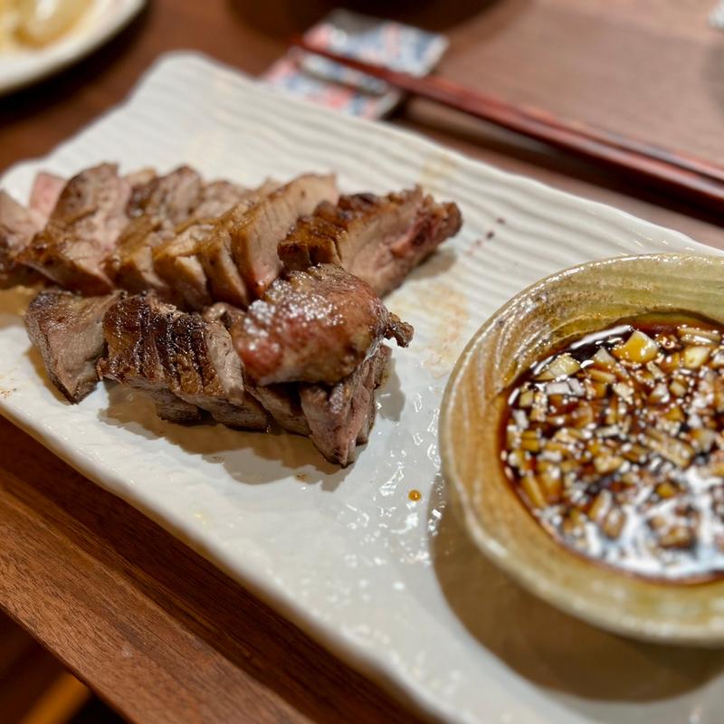 牛タンステーキ(鉄板焼 工藤)