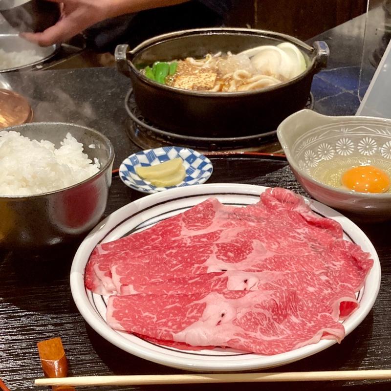 特選牛すきやき(しゃぶ長)