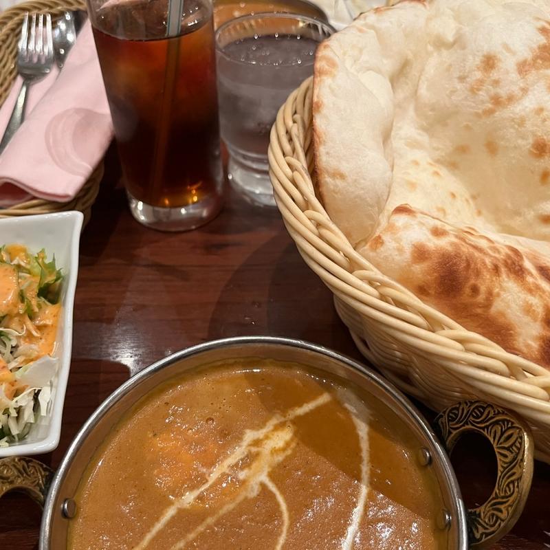 ランチBセット(マトンカレー)(インドレストランBINDU イオンモール大阪ドームシティー店)