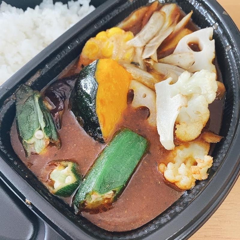 ベジタブルスープカレー弁当(CoCo壱番屋 北区鈴蘭台店)