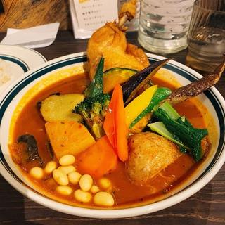 チキンと野菜15品目(Rojiura Curry SAMURAI.グランフロント大阪)