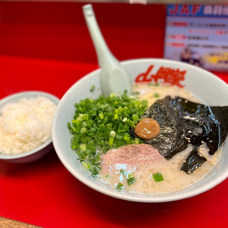 朝ラーメン＋青ねぎ(ラーメン山岡家 南2条店)