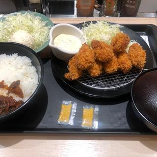 カキフライ定食(松のや ル・シーニュ府中店)