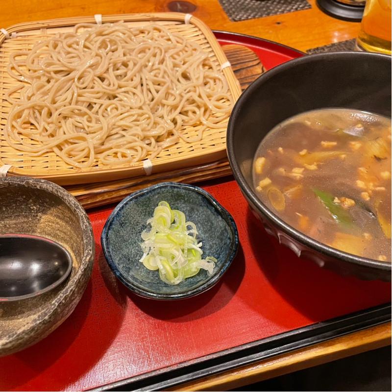 鴨汁そば(蕎麦食彩さいとう)