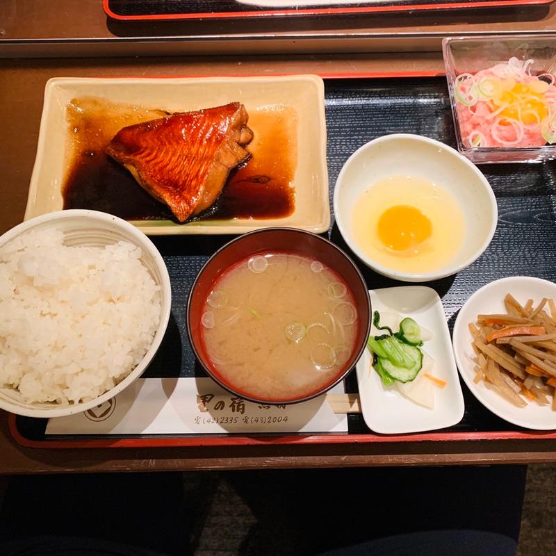 金目鯛煮付け定食(里の宿)
