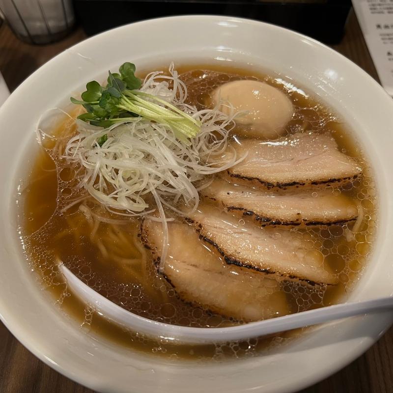 貝出汁醤油そば　特製(貝出汁　中華そば　源太郎)