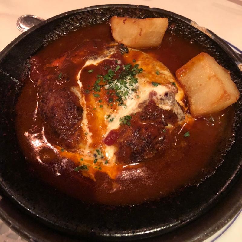 ハンバーグ(御堂筋 ロッヂ)