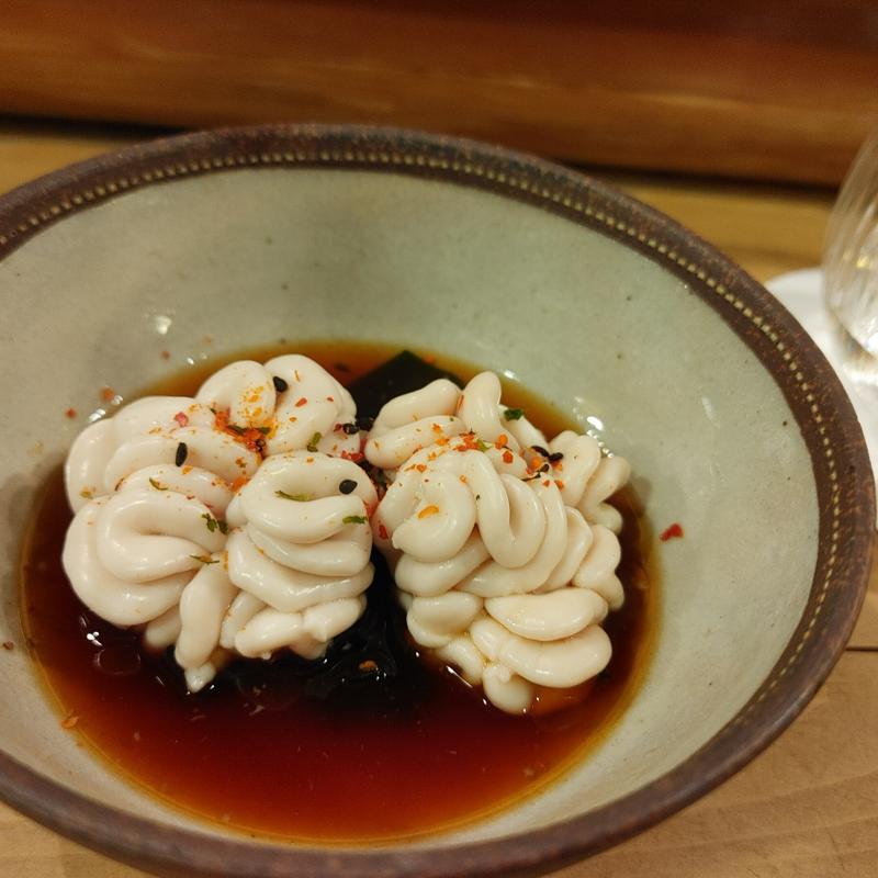 おまかせコースのひとしな(すし秀)