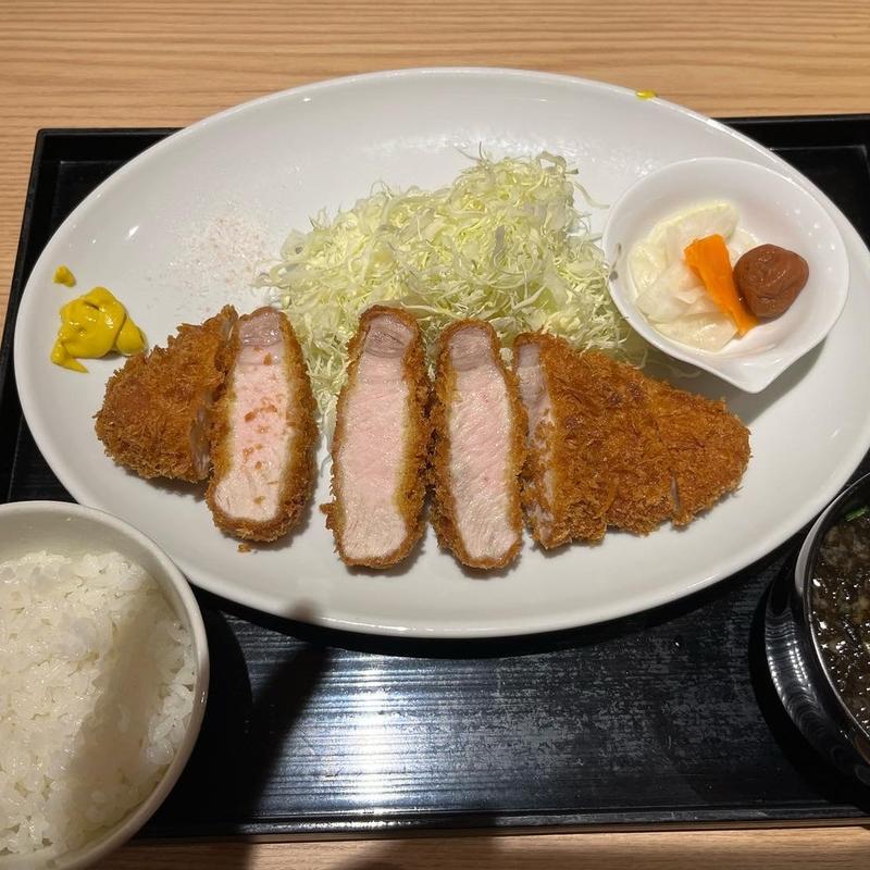 こくロースかつ定食(むら八 フェザン店 （むらはち）)
