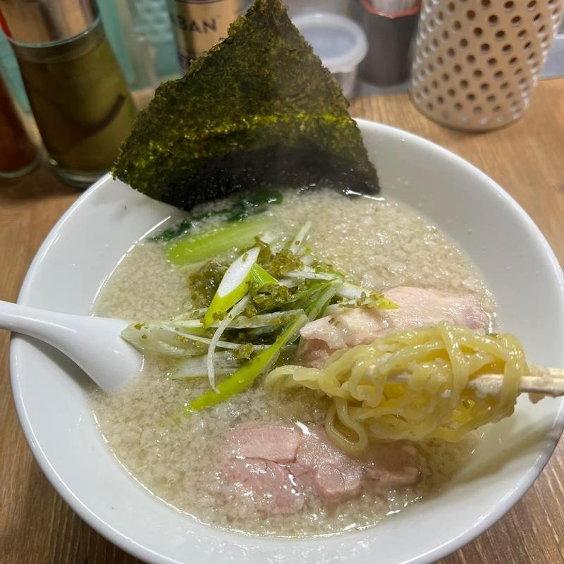 昆布の塩らー麺 こってり(昆布の塩らー麺専門店 MANNISH 蔵前店)